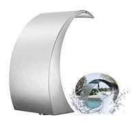 Fontaine en Acier Inoxydable, Cascade de Jardin, Fontaine de Piscine, arroseur d'eau Mural, décoration de Piscine, en Acier Inoxydable Durable