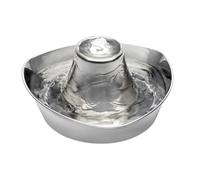 Fontaine pour Animaux - PETSAFE - SEASIDE - Inoxydable - 1,8 L - Silencieuse - Eau filtrée