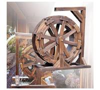 Fontaine en bois avec support de sortie d'eau pour décoration intérieure et extérieure, balcon et jardin