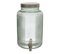 Cook Concept Fontaine à boissons en verre coloré vert 5 L