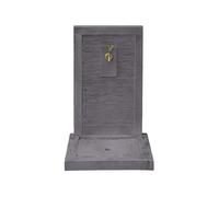 Fontaine ETNA - en pierre - 57 x 42 x 87 cm - Grise