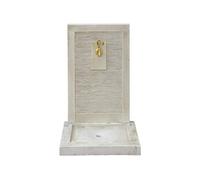 Fontaine ""ETNA"" - en pierre reconstituée - 57 x 42 x 87 cm Beige