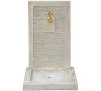 Fontaine etna - en pierre reconstituée - 57 x 42 x 87 cm Beige