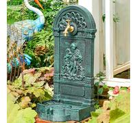 Fontaine Extérieure de Jardin, Design Nostalgique, Robinet à Sortie Unique, Fontaine De Jardin Résistante Au, pour l'arrosage/Irrigation/Lavage(Green)