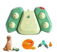 Fontaine Extérieure pour Chiens Distributeur à Activation par Pression | Distributeur d'Eau à Commande par Patte pour Pelouse Été Jardin Extérieur