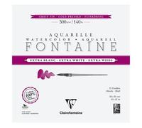 Fontaine Extra Blanc Grain Fin bloc collé 4 côtés 15F 30x30cm 300g