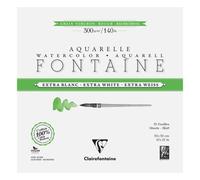 Fontaine Extra Blanc Grain Torchon bloc collé 4 côtés 15F 30x30cm 300g