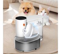 Fontaine intelligente sans fil pour animaux domestiques - Distributeur d'eau automatique pour chats de 3,5L avec filtre et batterie rechargeable de 2000mAh pour chats et chiens