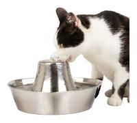 Fontaine pour Animaux - PETSAFE - SEASIDE - Inoxydable - 1,8 L - Silencieuse - Eau filtrée