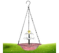 Fontaine pour bain d'oiseaux Cascade esthétique avec crochet de chaîne