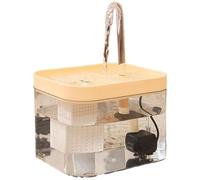 Fontaine pour chat | Distributeur d'eau transparente pour chien | Fontaine d'aquarium de 1500 ml pour animaux de compagnie avec boîte filtre/pompe silencieuse pour chiens chats
