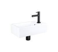 Fontaine set Differnz Force - Vasque à poser - 40×22×11,5 cm - Blanc