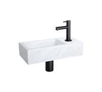 Fontaine set Differnz Helios - Lavabo - 37,5×18,5×9,5 cm - Blanc