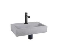 Fontaine set Differnz - Lavabo plat - 38×24×7 cm - Blanc