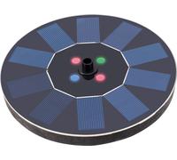Fontaine solaire à LED Ø 16 x 3,5 cm pour l'extérieur