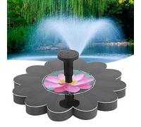 Fontaine solaire à moteur sans balais 6 V 1,4 W - Décoration de jardin - Facile à installer, taille compacte - Convient pour bain d'oiseaux, poissons, petit étang