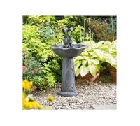Fontaine solaire bain d'oiseaux Duo de Grenouilles