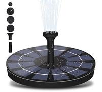 Fontaine Solaire Bassin Exterieur Pompe à Eau Solaire Jardin - Marque - Modèle - 7 Buses - 1.4W - Débit 150 L-H