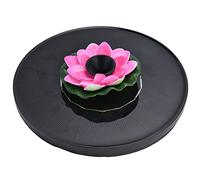 Fontaine solaire d'extérieur Lotus, 4 buses flottantes, mini fontaine solaire, pompe solaire pour bassin, fontaine flottante solaire, fontaine d'eau pour bassin, piscine, extérieur (Lotus2)