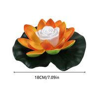 Fontaine solaire flottante,cascade de jardin,piscine,sécuritaires,bain d'oiseaux,panneau solaire,pompe à eau,décoration de jardin - Type Lotus Light #E