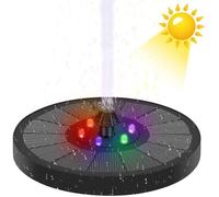 Fontaine Solaire LED pour Bassin d'Agrément - H1508 - 3.5W - 7 Buses - Batterie 900mAh