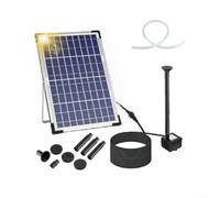 Fontaine solaire, panneau 10 W 9 V, pompe à eau circulante pour aménagement paysager de jardin, débit 500 l/h, 9 buses pour bassin à oiseaux