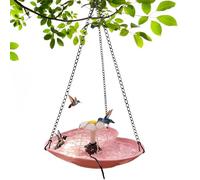 Fontaine solaire pour bain d'oiseaux, alimentation décorative à énergie solaire : fontaine d'eau extérieure pour oiseaux, arrière-cour, installation rapide qui garantit