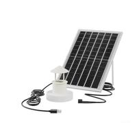 Fontaine solaire pour étang, 6 V 25 W, brumisateur de panneau solaire pour bonsaï et serre avec arrêt automatique et alimentation USB pour jardin paysager