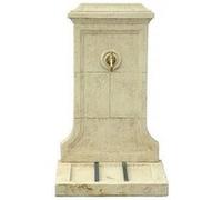 Habitat et Jardin – Fontaine de jardin Toscane – pierre reconstituée – extérieur – 57 x 42 x 93 cm
