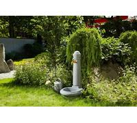 GARANTIA Fontaine VENEZIA en PE gris clair Livrée avec robinet laiton 3/4" déjà monté