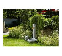 GARANTIA Fontaine VENEZIA en PE gris clair Livrée avec robinet laiton 3/4" déjà monté