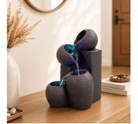 Fontaine zen en résine avec LED Luba