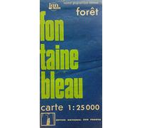 Fontainebleau : Carte IGN, Echelle 1 : 25 000