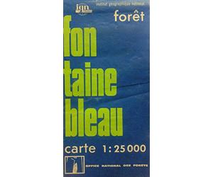 Fontainebleau : Carte IGN, Echelle 1 : 25 000