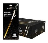 Fontaines à Gateaux Scintillantes XXL 24cm - Lot de 36 - durée 90/100 Secondes pour Gateaux et Bouteilles de Champagne, Bougie Lumineuse d'ambiance pour Anniversaire - Catégorie F1 Autre G