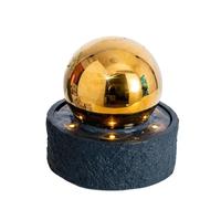 Fontaines Cascade Fontaine de Bureau Moderne et créative, décoration d'intérieur(Noir)