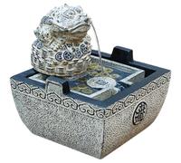 Fontaines Cascade Fontaine de Relaxation Table avec Crapaud doré