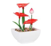 Fontaines Cascade Fontaine d'intérieur créative avec Circulation d'eau, Petite décoration Courante, Style Moderne