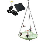 Fontaines De Salle De Bain - ABS 23.5x25x50cm | En Cascade En Forme De Coeur | Abreuvoir Pour Extérieur - Pour Clôtures Balcon Main Courante Piliers Patio Cour