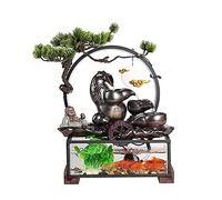 Fontaines de Table Fontaine de Table Fontaine d'intérieur décorative Fontaine de Bureau Zen adaptée aux Ornements de bonsaï artisanaux Décoration exquise