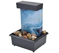 Fontaines de Table, Fontaine D'eau de Bureau avec Ornement de Fontaine D'intérieur de Relaxation de Lumière LED pour le Décor de Chambre à Coucher de Bureau à Domicile, Cadeau de Pendaison de Crémaill