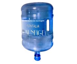Fontalia Eau de source plate - Bouchon 5,55 cm compatible avec fontaine d'eau - Bonbonne 19 L avec poignée