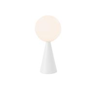 FONTANA ARTE lampe de table BILIA MINI LED (Blanc - Verre soufflé satiné et metallo)