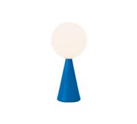 FONTANA ARTE lampe de table BILIA MINI LED (Bleu - Verre soufflé satiné et metallo)
