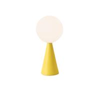 FONTANA ARTE lampe de table BILIA MINI LED (Jaune - Verre soufflé satiné et metallo)