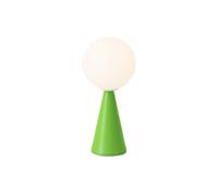 FONTANA ARTE lampe de table BILIA MINI LED (Vert - Verre soufflé satiné et metallo)