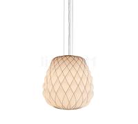 Fontana Arte Pinecone Suspension chrome/blanc - large