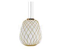 Fontana Arte Pinecone Suspension doré/blanc - large