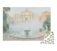 Fontana Di Trevi Puzzles pour Adultes 1000 Pièces Rome ÉduChatif Challenge Toy Artisanat Cadeau Famille Home Decor pour Adultes Et Enfants À Partir De 14 Ans 1000pcs (75x50cm)