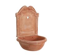 Fontana Murale Biscottini Terracotta Antigeliva T0697 45x36x64